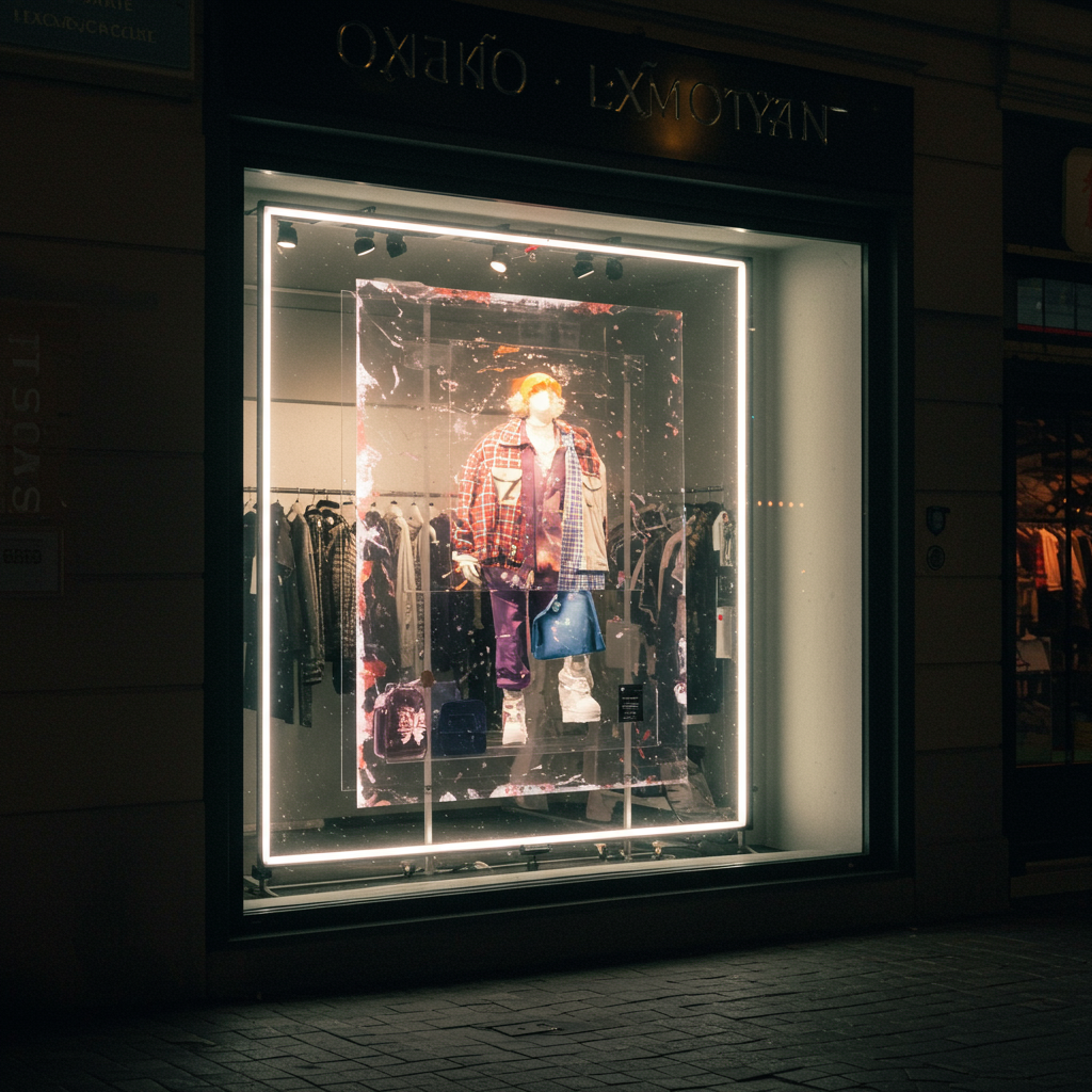 ショーウィンドウLEDディスプレイ